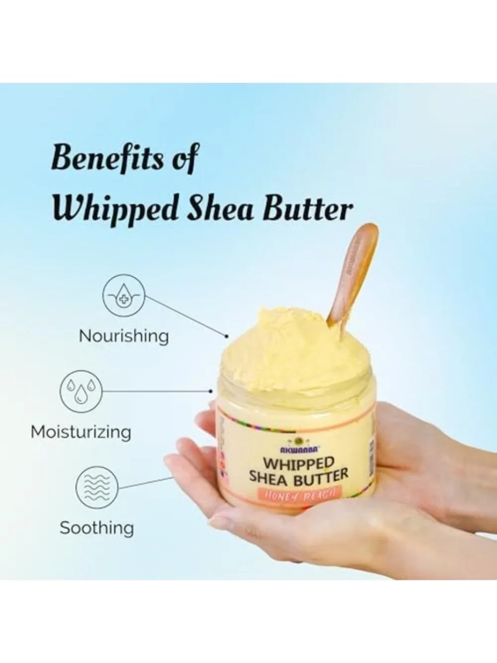 Nourishing Whipped Shea Butter - Sweet Mango Scent | Moisturizes & Hydrates | 12